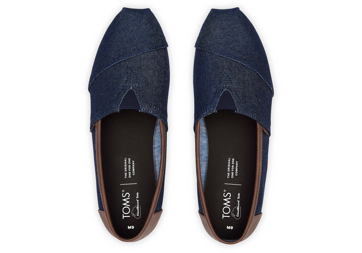 Toms Alpargata Synthethic Trim Espadrille Navy - Mens - 71406-IDYS